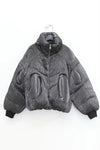 CHENPENG tree hole down jacket CP23AWJ061 pressed silver gray